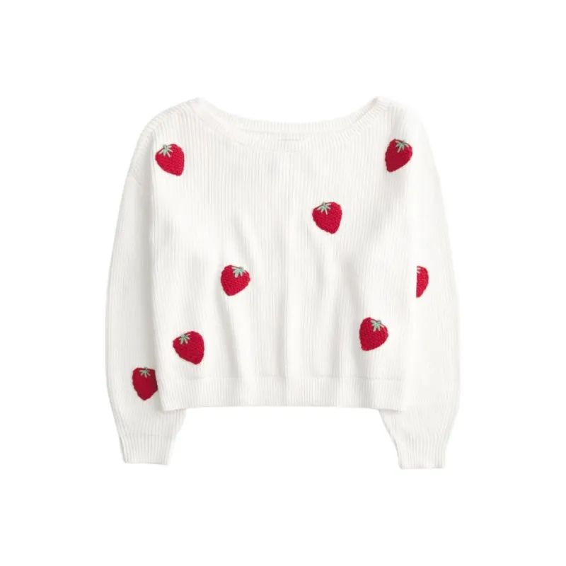 Hollister Sweater Women's White-0