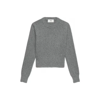 AMIPARIS Paris Ami De Coeur Logo Embroidered Knitted Jumper