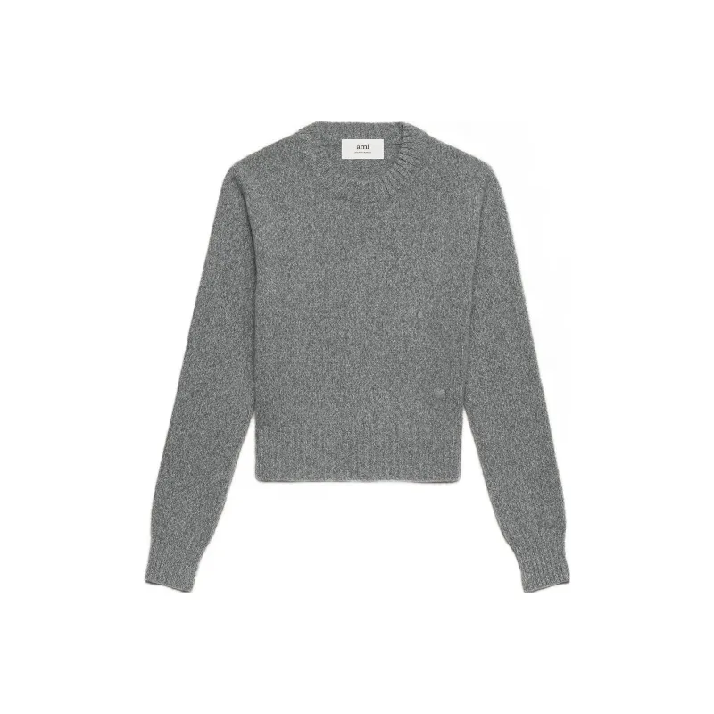AMIPARIS Paris Ami De Coeur Logo Embroidered Knitted Jumper-0