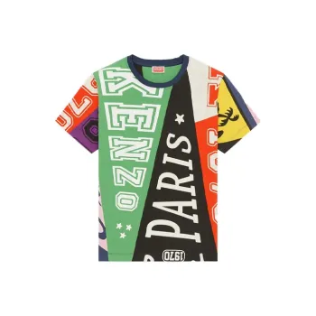 KENZO Logo Printed Crewneck T Shirt
