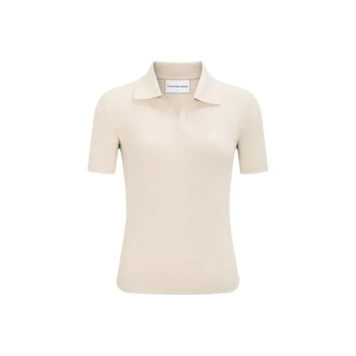 CALVIN Hybrid T Shirt Women's Beige