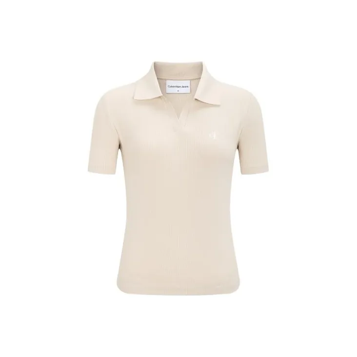 CALVIN KLEIN T Shirt Women's Beige-0