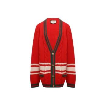 GUCCI Sweater Women's Red Green