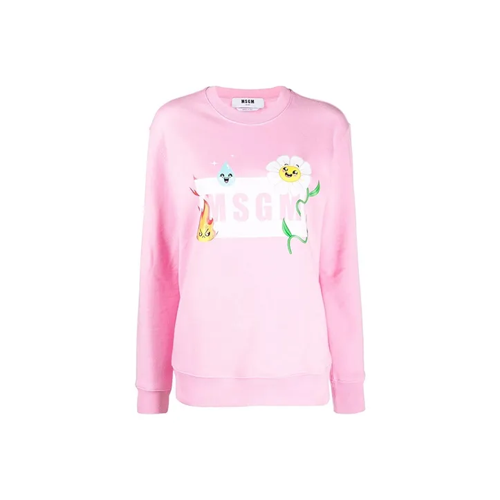 MSGM Sweatshirts Women's Pink-0