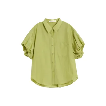 Mambe Shirts Women's Lime Green