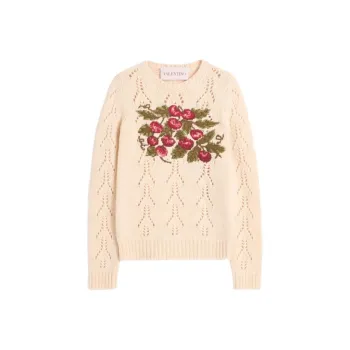 Valentino FW24 Sweater Women's Beige
