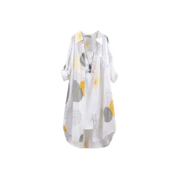 Cypress House Shirt Women's White Base With Yellow