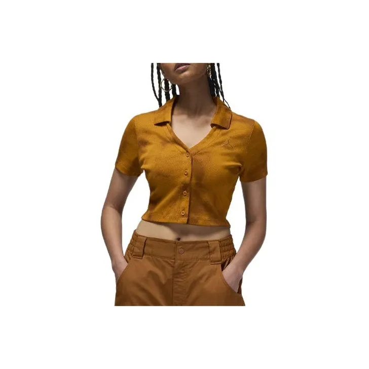 Jordan T Shirts Women's Gold-0