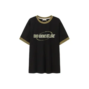 NO ONE ELSE Drop Shoulder Sleeve T-Shirt Unisex