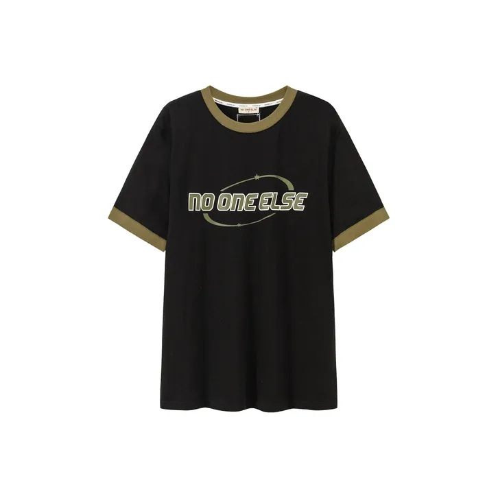 NO ONE ELSE Drop Shoulder Sleeve T Shirt Unisex-1
