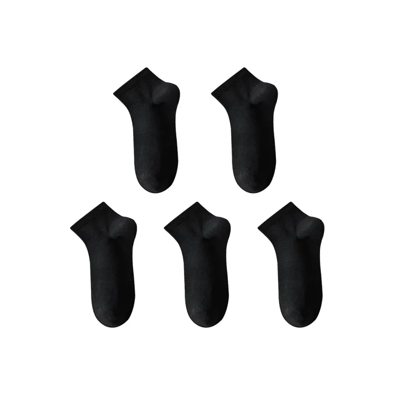 H YXIANG Ankle Socks Men's 5 Pack-4