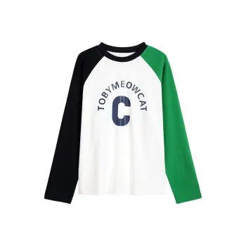A02 Raglan Sleeve 100% Cotton T-shirt Women's White