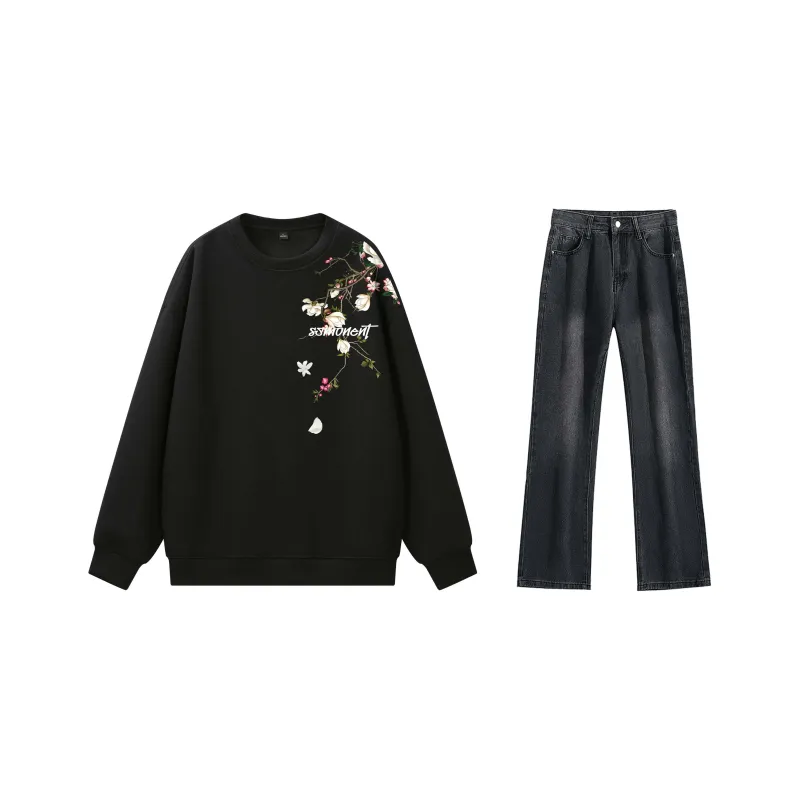 SUNSETMONENT Sweatshirt Set Unisex-0