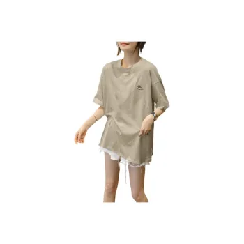 Tonlion T Shirts Women's Camel