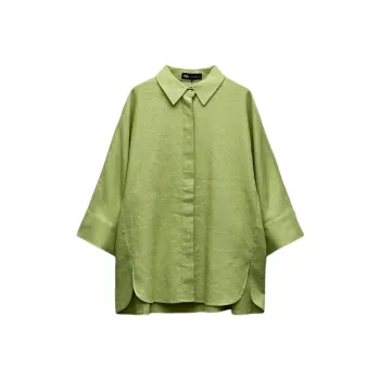 ZARA Shirts Women's Grass Green