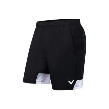 VICTOR Casual Shorts Unisex Black