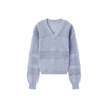 EICHITOO Knitwear Women's Denim Blue