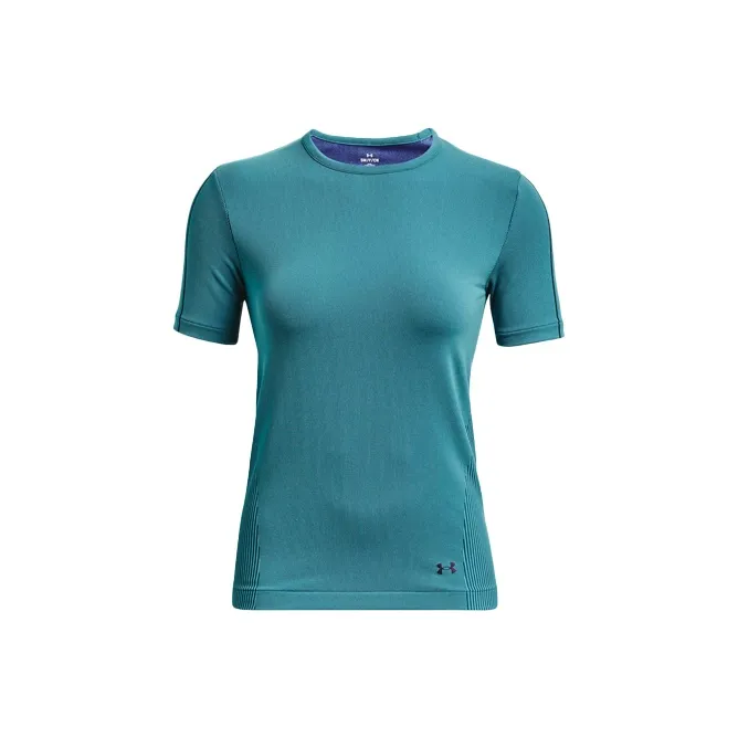 Under Armour Rush T Shirts Women's Glacier Blue-0