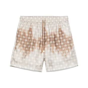 AMIRI Monogram Drawstring Bermuda Shorts