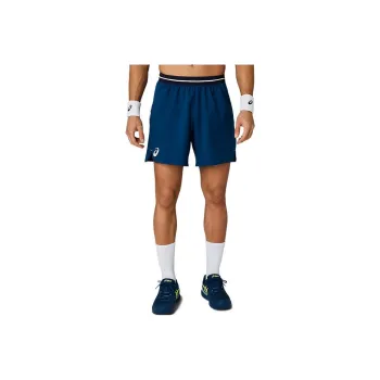 Asics MATCH 7IN Casual Shorts Men's Gray Blue