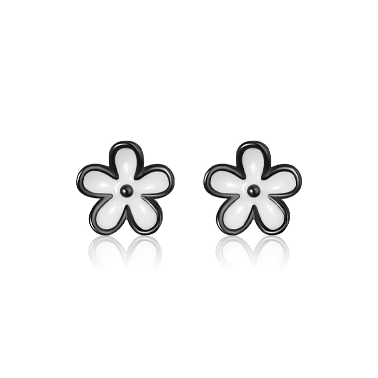Daisy Dream 999 Fine Silver Stud Earrings Women's-0