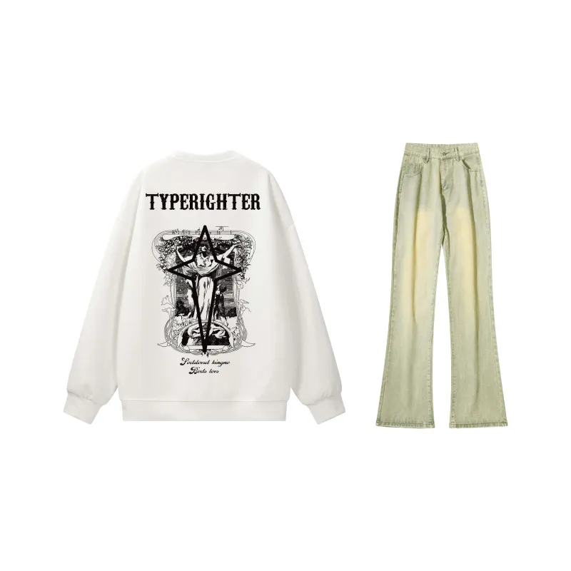 TYPERIGHTER Sweatshirt Set Unisex-18
