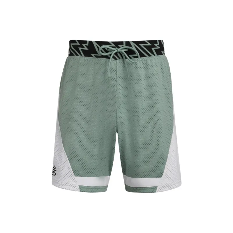 Under Armour Curry Casual Shorts Men's Lime Green-0