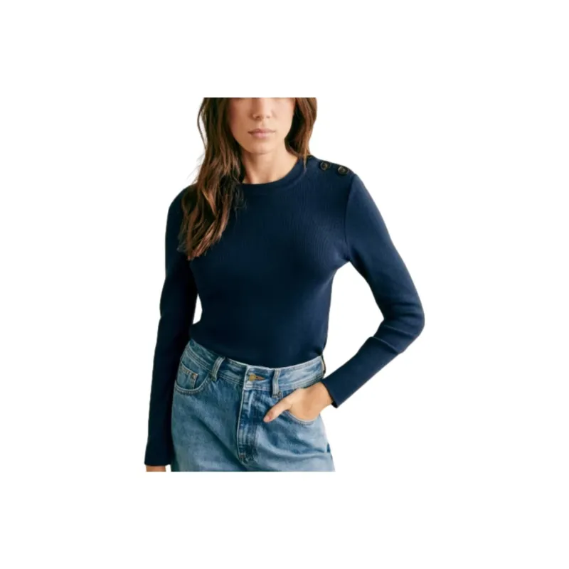 Sézane Sweaters Women's Marine Blue-0
