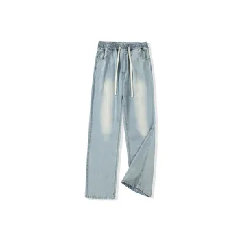 PIYOPIYO Jeans Unisex Light Blue