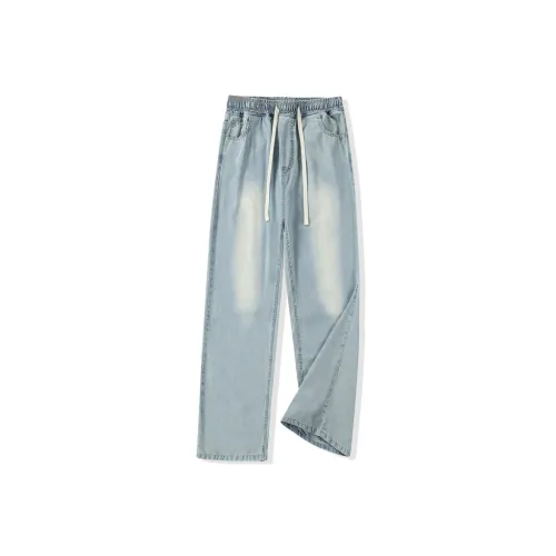 PIYOPIYO Jeans Unisex Light Blue