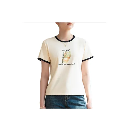 ORIGIN Regular T Shirt Women's Apricot