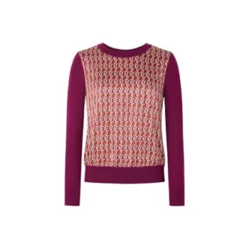 JZ. ANNAKRO Sweaters Women's Red Flower