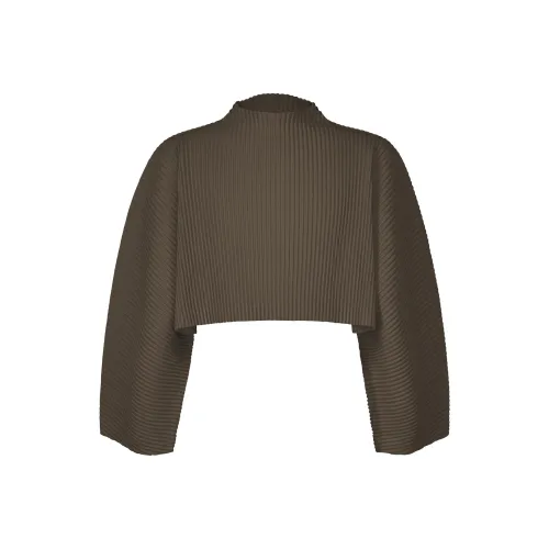 Homme Plissé Issey Miyake T Shirt Women's Brown