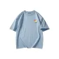 Haze Blue-Short-Sleeved-Dazzling Color Heart (Small Logo)