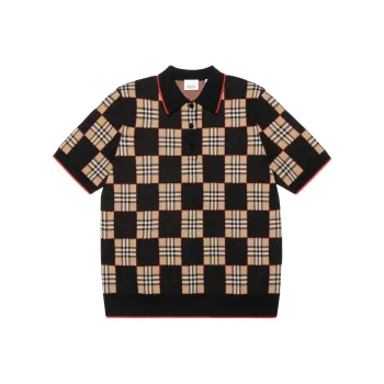 Burberry Polo Shirt Women's Black