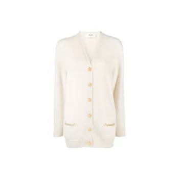 CELINE Cashmere Sweaters Women's White