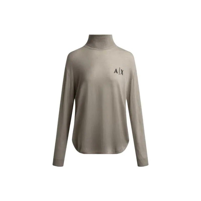 ARMANI EXCHANGEAE Sweater Women's Light Coffee-0