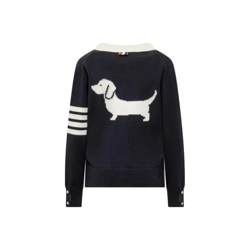 THOM BROWNE· Sweater Women's Blue-0