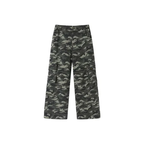 DANGEROUSPEOPLE Cargo Pants Unisex Dark Green