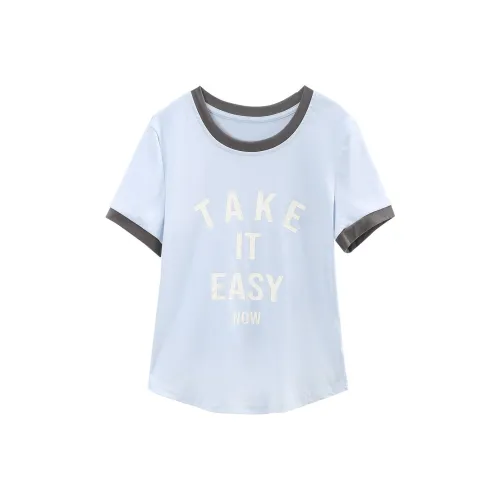 A Paradise For Awakening Regular T Shirt Women's Blue