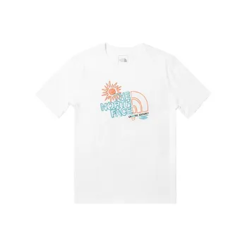 THE NORTH FACE Drop Shoulder Sleeve T Shirt Women's White