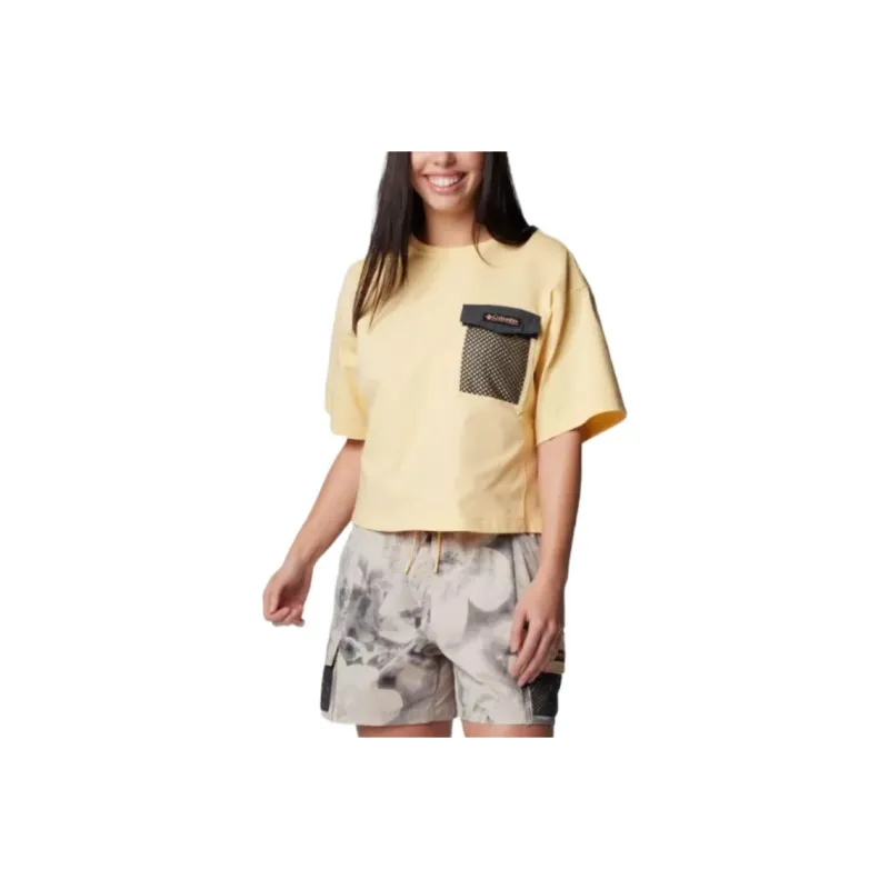 Columbia Painted Peak T-Shirt Women's Yellow-0