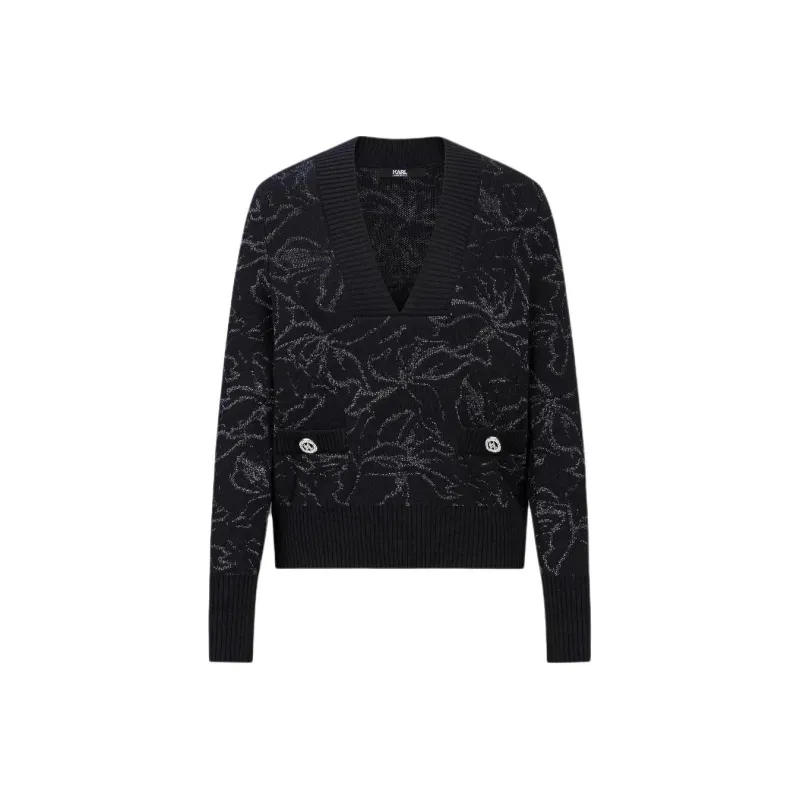 KARL LAGERFELD SS24 Sweater Women's Black-0