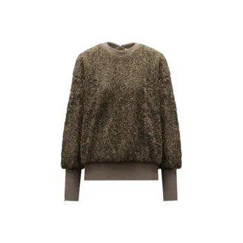 Moncler Sweatshirts Women's Mud Brown