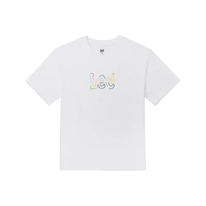 Lee Drop Shoulder Sleeve T Shirt Women's White-0