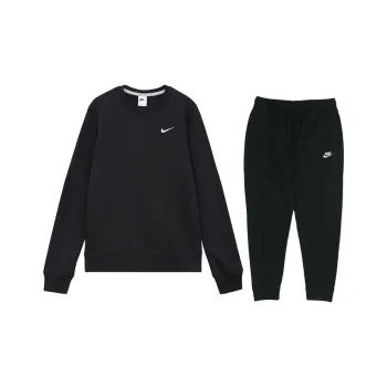 Nike Sweatshirt Set Unisex Black