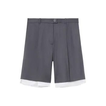 PETER DO Virgin Wool Shorts