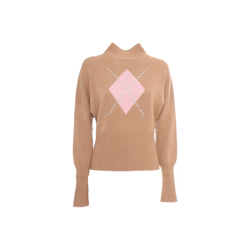 MaxMara Studio High Neck Long Sleeved Jumper-0