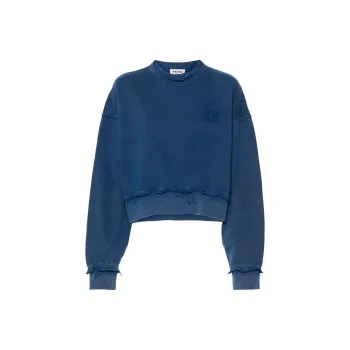 MIU MIU Sweatshirt Women's Blue