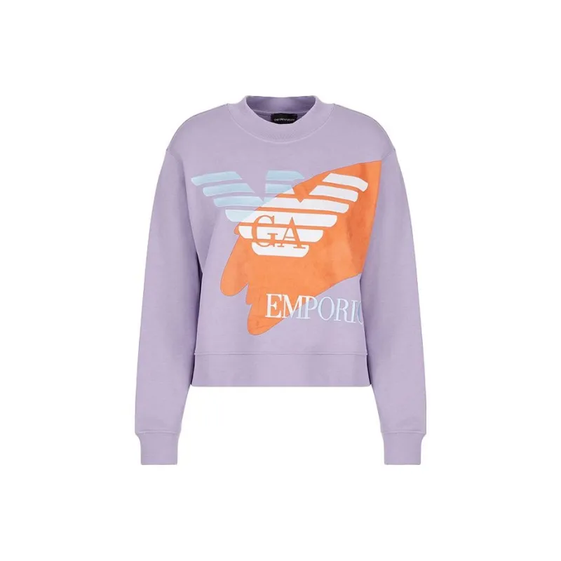 EMPORIO ARMANI Sweatshirts Women's Purple-0